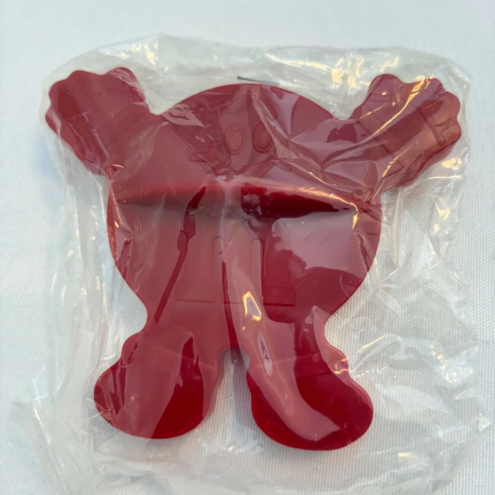 M&M'S Cookie Cutter Red Plastic Vintage New in Package